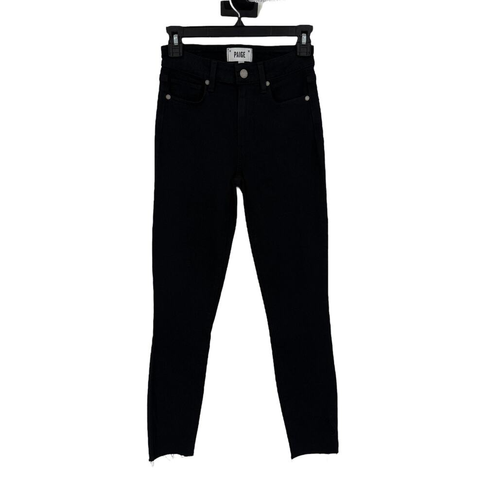 Paige jeans Hoxton ankle high rise skinny size 24 DEFECT